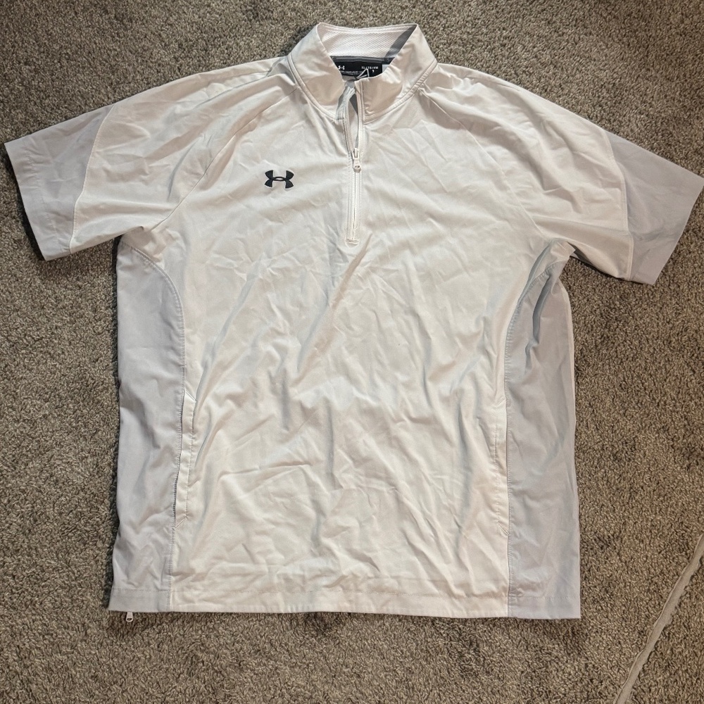 Under Armour 1/4 Zip Lightweight Short Sleeve Jacket - X-Large